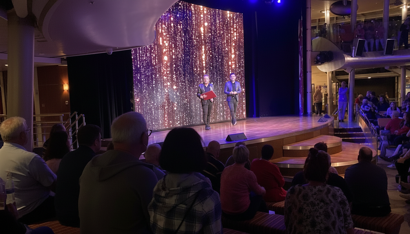 Zaubershow bei einem Theater-Gala-Event